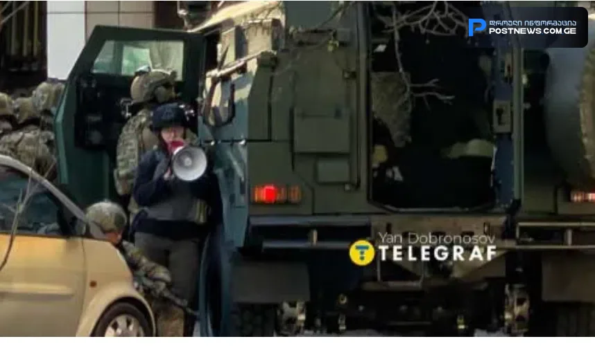 კიევში უცნობმა პირმა ხალხს ცეცხლი გაუხსნა, არის მსხვერპლი