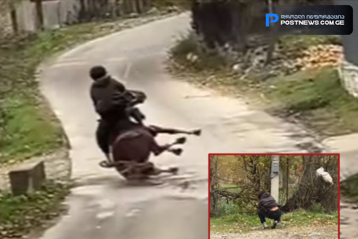 "ვაიმე, ვაიმე.." - რა შეემთხვა მამაკაცს ცხენზე ჯირითისას?