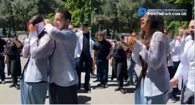 რა აჩუქა "ბოლო ზარზე" ემიგრანტმა მამამ ქალიშვილს, ვიდეო სოციალურ ქსელში განხილვის თემად იქცა