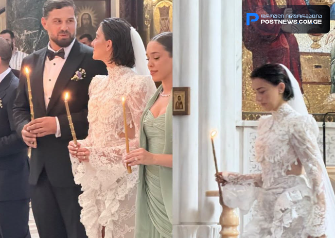 რა ღირს კაბა, რომელიც მარიამ შენგელიას ქორწილში ეცვა?